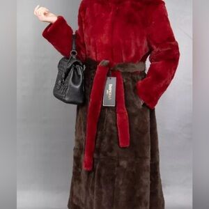 Sheared Mink Coat. NWT. Full length. Gorgeous. Will fit 6, 8, 10, 12.